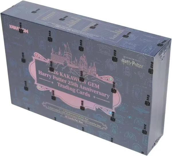 KAKAWOW - 2026 GEM Harry Potter 25th Anniversary Trading Cards Box (10 Cards) - EN